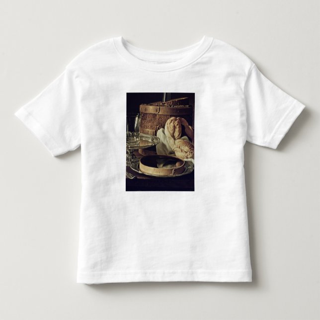 Camiseta Infantil Ainda vida. O petisco (Frente)