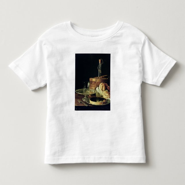 Camiseta Infantil Ainda vida. O petisco (Frente)