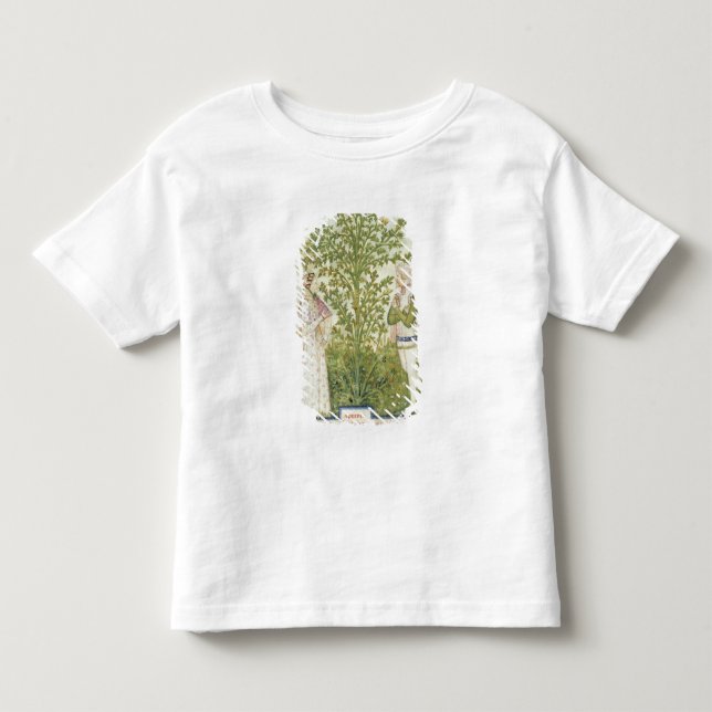 Camiseta Infantil Aipo do Lat de Nouv Acq, 'de Tacuinum Sanitatis (Frente)