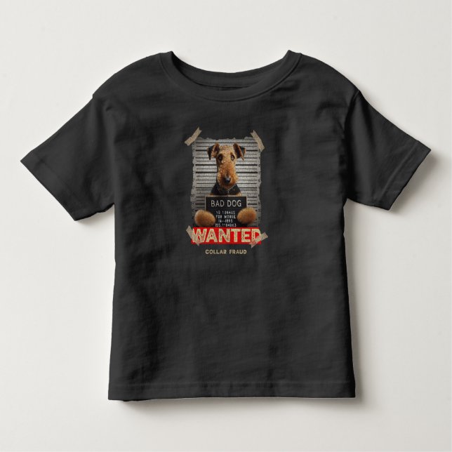 Camiseta Infantil Airedale Terrier (Frente)