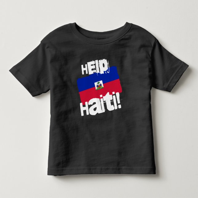 Camiseta Infantil Ajude o Haiti! (Frente)
