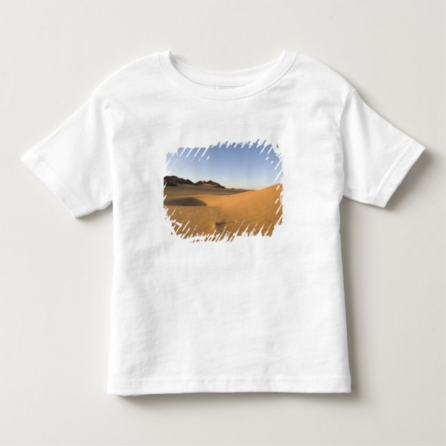 Camiseta Infantil Akakus, deserto do Saara, Fezzan, Líbia. (Frente)