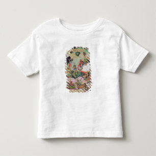 Camiseta Infantil Akbar que recebe os tambores e padrões capturados