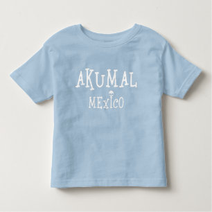 Camiseta Infantil Akumal Mexico Design - Toddler Fine Jersey T-Shirt