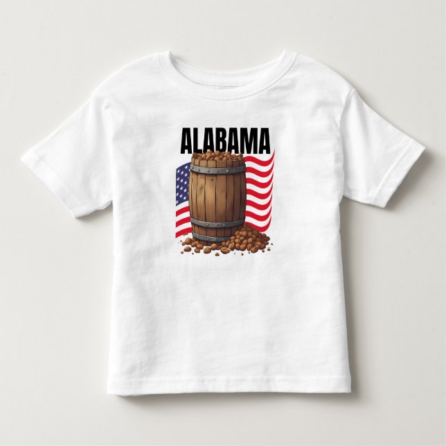Camiseta Infantil Alabama Fine Jersey (Frente)