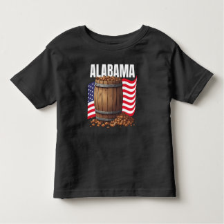 Camiseta Infantil Alabama Fine Jersey Dark