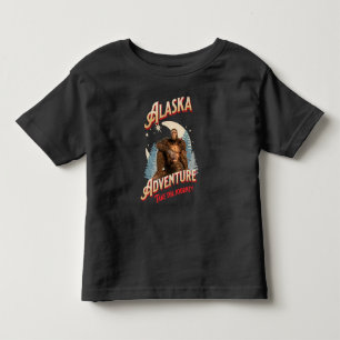 Camiseta Infantil Alaska Adventure. Leve o Caminho Grande