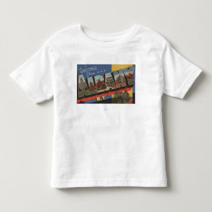 Camiseta Infantil Albany, New York - grandes cenas da letra