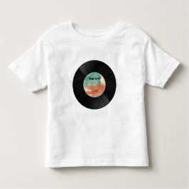 Camiseta Infantil Álbum de Música Retro Vinyl Record