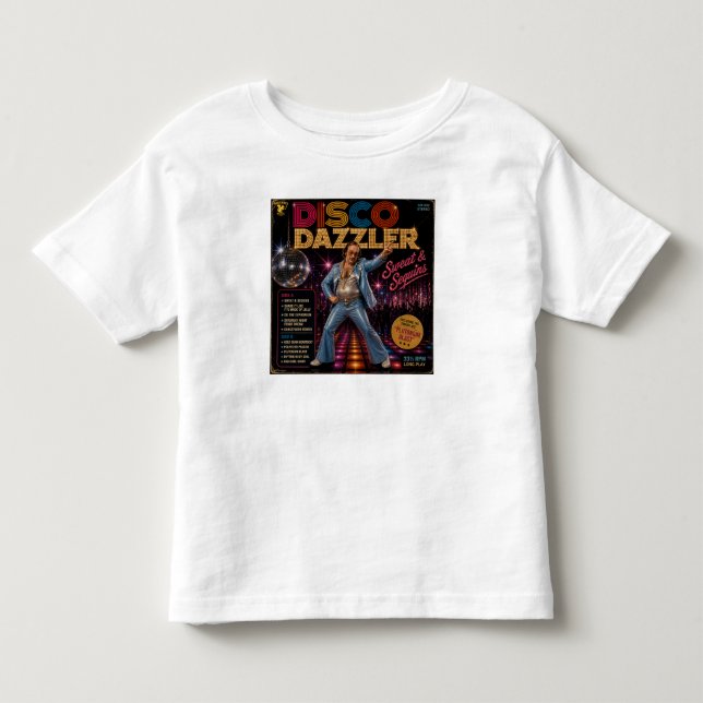 Camiseta Infantil Álbum Disco Dazzler (Frente)