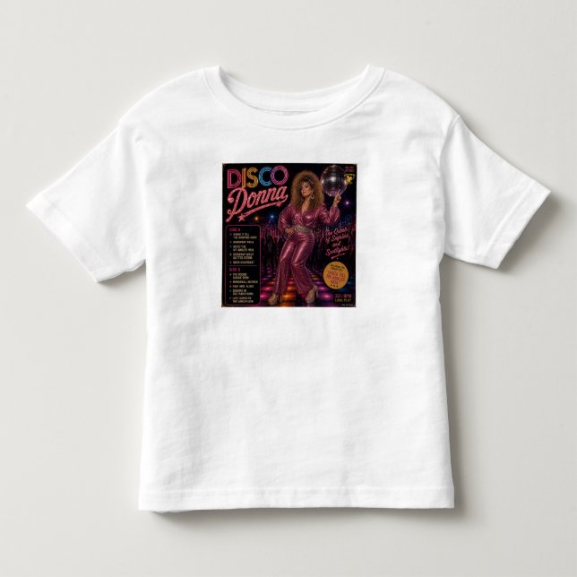 Camiseta Infantil Álbum Disco Donna (Frente)