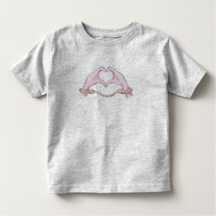 Camiseta Infantil Alças das mãos do coração