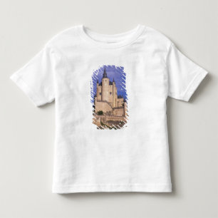 Camiseta Infantil Alcazar, Segóvia, Castela e Leão, Espanha, Unesco