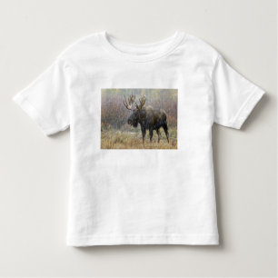 Camiseta Infantil Alce-alce com nevasca