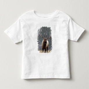 Camiseta Infantil Alce macho buglando, Parque Nacional de Yellowston