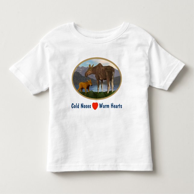 Camiseta Infantil Alce no Prado (Frente)