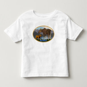 Camiseta Infantil Alce no Prado