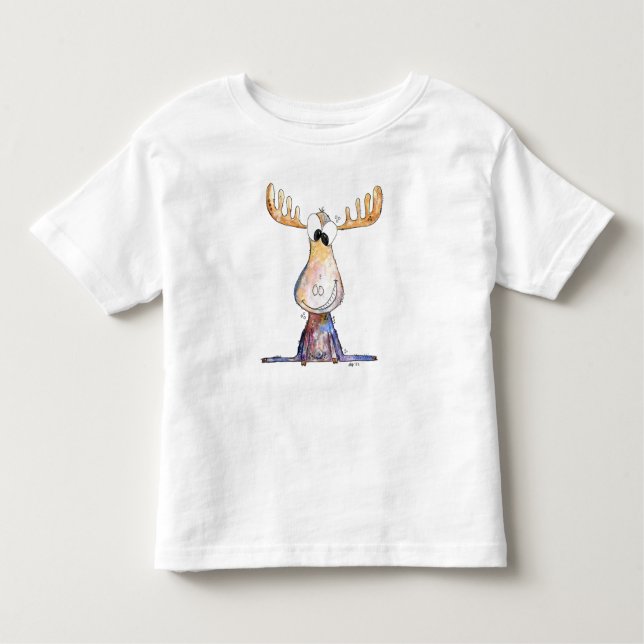 Camiseta Infantil Alce Whimsical (Frente)