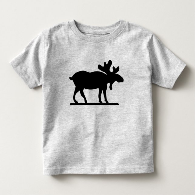 Camiseta Infantil Alces no fraco (Frente)