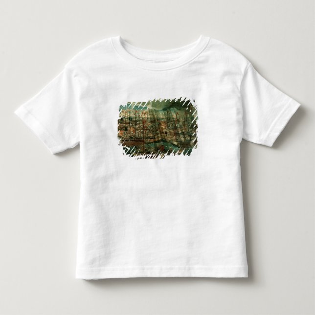 Camiseta Infantil Alegoria da batalha de Lepanto (Frente)