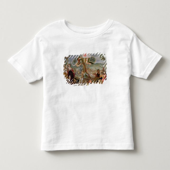 Camiseta Infantil Alegoria das guerras turcas (Frente)