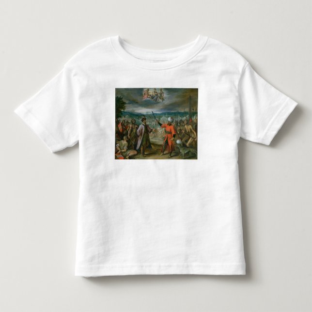 Camiseta Infantil Alegoria das guerras turcas (Frente)