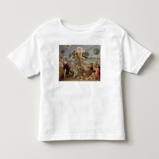 Camiseta Infantil Alegoria das guerras turcas (Frente)