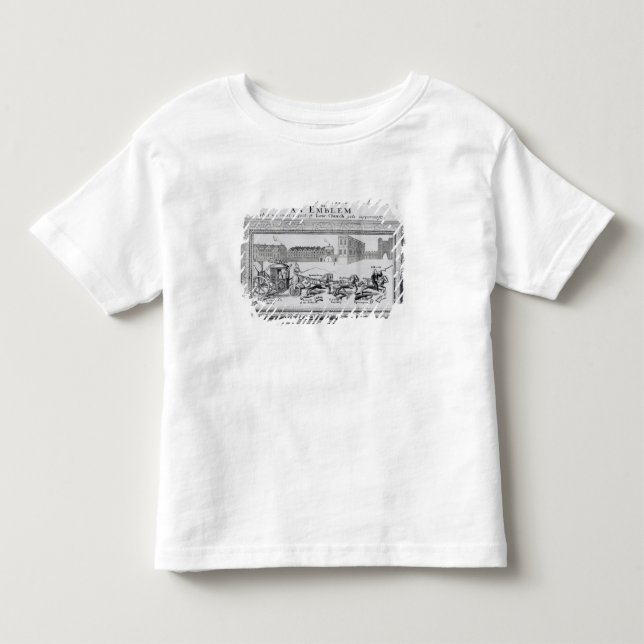 Camiseta Infantil Alegoria dos perigos da baixa igreja (Frente)