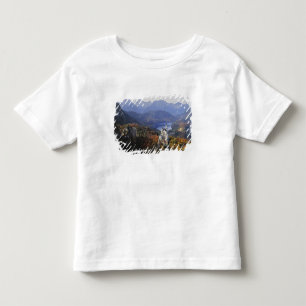 Camiseta Infantil Alemanha, Baviera, Castelo de Neuschwanstein. Rei