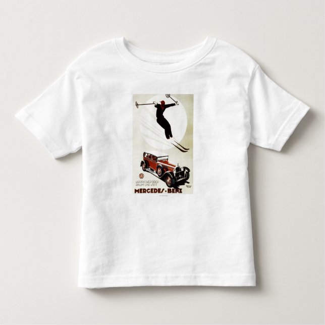 Camiseta Infantil Alemanha - salto do esquiador (Frente)