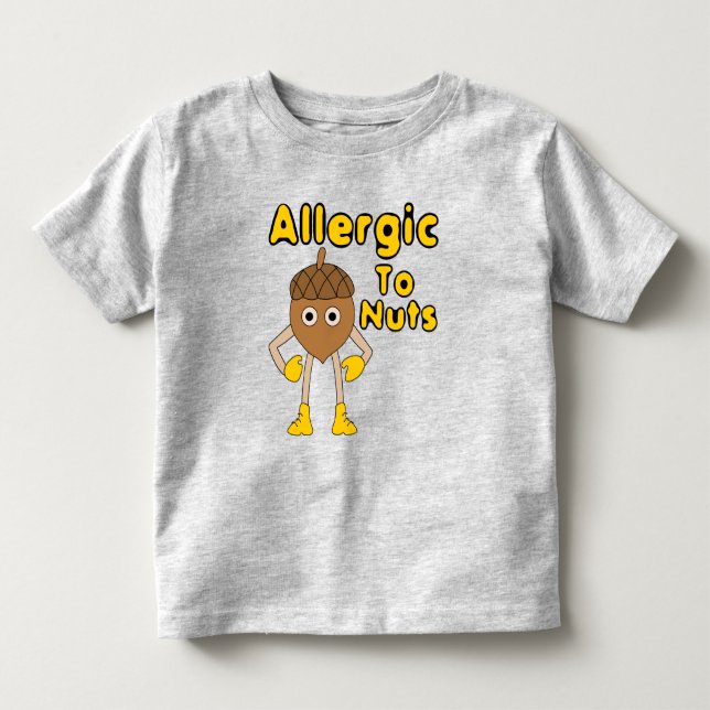 Camiseta Infantil Alergia a Loucos (Frente)