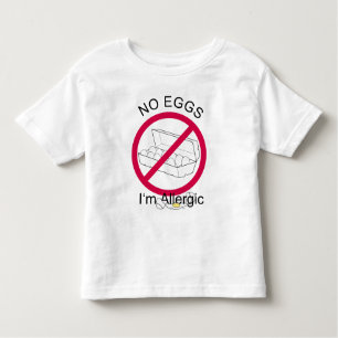 Camiseta Infantil Alergia do ovo