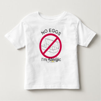 Camiseta Infantil Alergia do ovo
