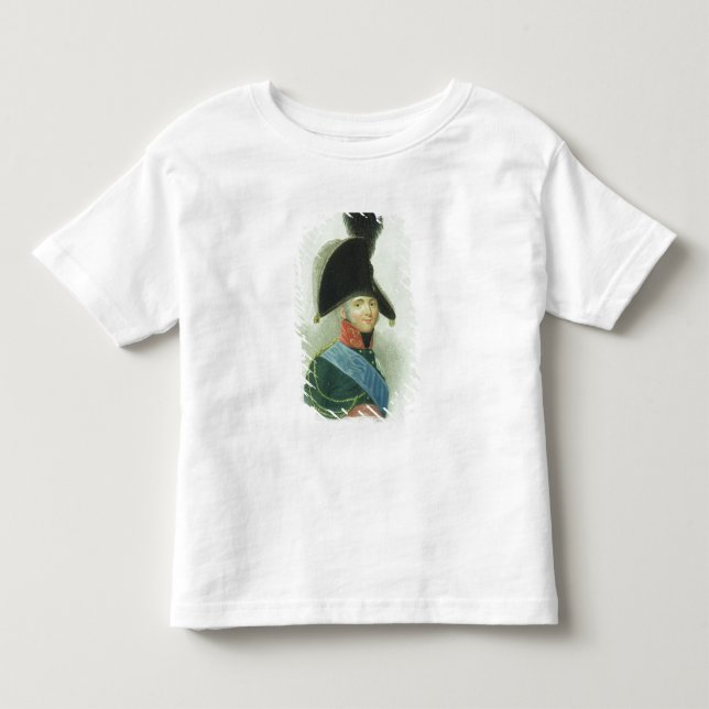 Camiseta Infantil Alexander (1777-1825) o grande imperador de todo o (Frente)