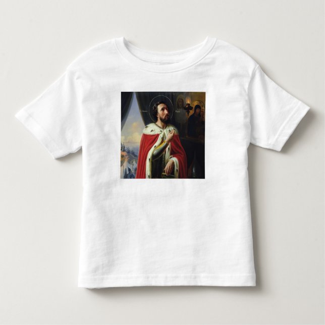 Camiseta Infantil Alexander Nevsky, duque de Novgorod (Frente)