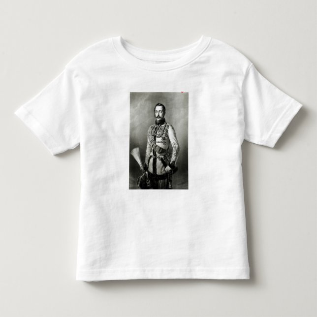 Camiseta Infantil Alexandre II da Rússia (Frente)
