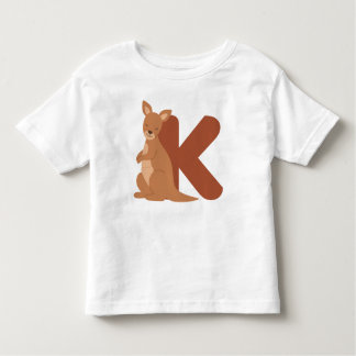 Camiseta Infantil alfabeto animal K