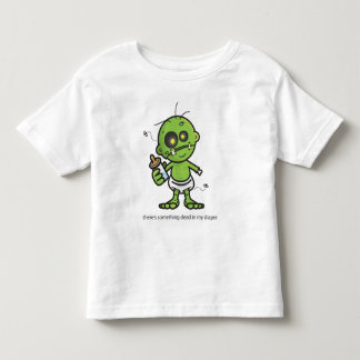 Camiseta Infantil Algo Morto na minha Fralda Toddler T-Shirt