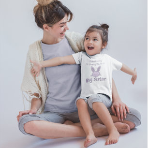 Camiseta Infantil Alguém Vai Ser Uma Irmã Grande