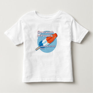 Camiseta Infantil Alguns miúdos apenas querem olhar o mundo