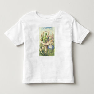 Camiseta Infantil Alice encontra Caterpillar