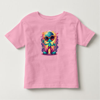 Camiseta Infantil "Alienígena Dance Party Baby T Shirt"