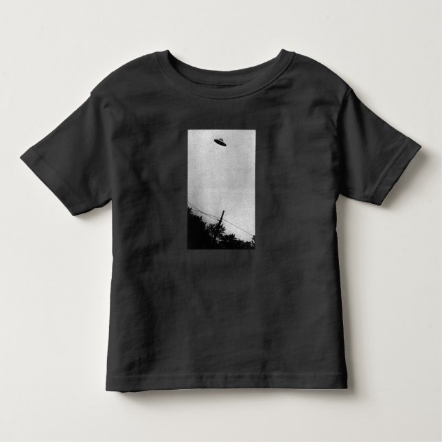 Camiseta Infantil Alienígena de OVNInaves espaciais extraterrestres  (Frente)