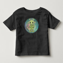 Camiseta Infantil Alienígena Verde