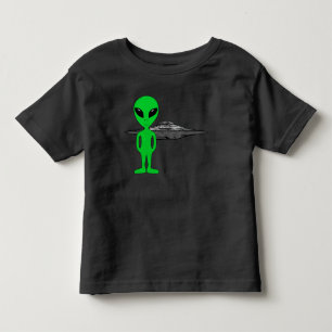 Camiseta Infantil Aliens e OVNI