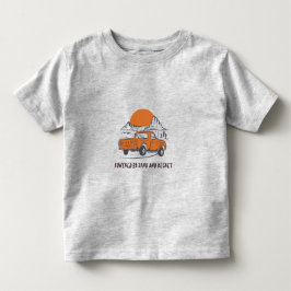Camiseta Infantil Alimentado Por Areia E Arrependimento Acampamento