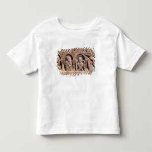Camiseta Infantil Alivio que descreve santos com um seraph