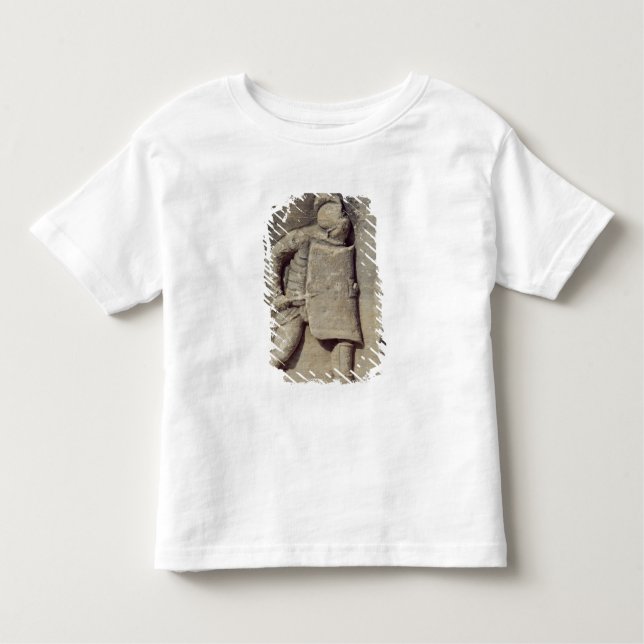 Camiseta Infantil Alivio que descreve um soldado romano (Frente)