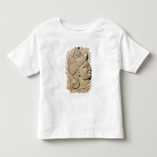 Camiseta Infantil Alivio que representa a cabeça de um jovem príncip