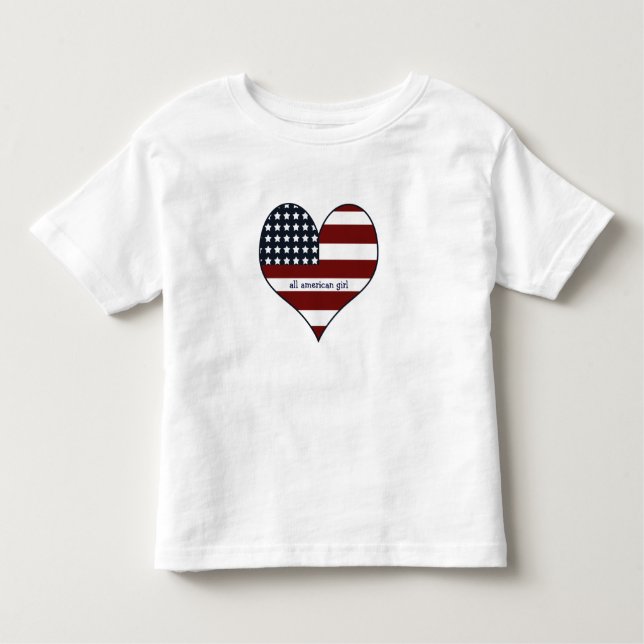 Camiseta Infantil All American Girl T-Shirt (Frente)